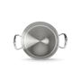 St/Steel Stewpan Milady Wit Lid ?24 Cm
