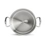 St/Steel Stewpan Milady Wit Lid ?28 Cm