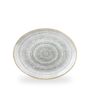 Studio Prints Stone Grey Orbit Oval Coupe Tallerken 27 X 22.9Cm