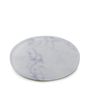 Round Tray 17cm For L High Tea Nacryl white marble