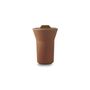 CONTRE JOUR Aroma Flared Cup With Lid 19cl Mocha brown
