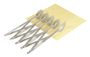 St/st dough cutter - 5 casters