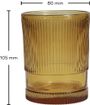 NOHO Longdrink Amber - 350ml - Ø8cm