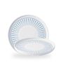 Era Blue Walled Plate 26cm H:2cm