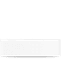 Plastic White Melamine Fat 56 X 15.3Cm