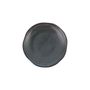 STON BLUE Plate flat round coupe - Ø21cm - H:25cm