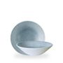 Raku Topaz Blue Evolve Deep Coupe Bowl 22.2cm H: 6.5cm 110cl