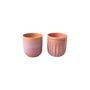 Perlemor Coral Mug Set 2Pcs. 85x85x90mm (1)
