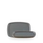 Emerge Seattle Grey Oblong Tallerken 22 X 15Cm