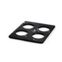 En Scene Tray Gn 1/2 For 4 Carafes/Bottles Nacryl Black Marble