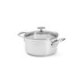 St/Steel Stewpan Milady Wit Lid ?20 Cm
