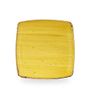 Stonecast Mustard Dyp Kvadrat Tallerken 26.8Cm