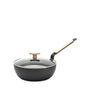 Glass Lid- B Bois-Beechwood Knob 24cm