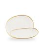 Stonecast Barley White / Opal Organic Plate  / 26cm