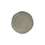STON GREY Plate flat round coupe - Ø21cm - H:25cm
