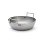 Rounded Steel Deep-Fryer Without Basket