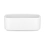 Universal white Rectangular sugar bowl 100mm 0,22L