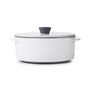 Caractere Cocotte Med Lokk 25Cl White Cumulus