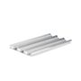 3 Baguettes Baking Tray St Steel Perforated