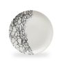 Kintsugi Accents Quartz Black Evolve Coupe Tallerken 28.8Cm