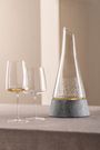 Symbiosis Decanter with stone base