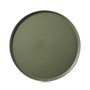 CONTRE JOUR Plate 30cm Olive green