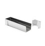 Squar Yule Log St/Steel Rem. Ends 30X8 Cm