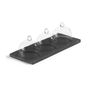MEALPLAK Tray With 3 Dome Nacryl Anthracite