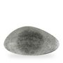 Raku Quartz Black Triangle Chefs Tallerken 35.5 X 18.8Cm