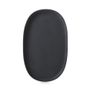 Caractere Black Oval Plate 35Cm Matt slate style