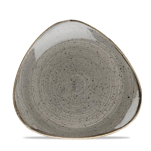 Churchill Stonecast Grey Triangle Plate 22,9cm