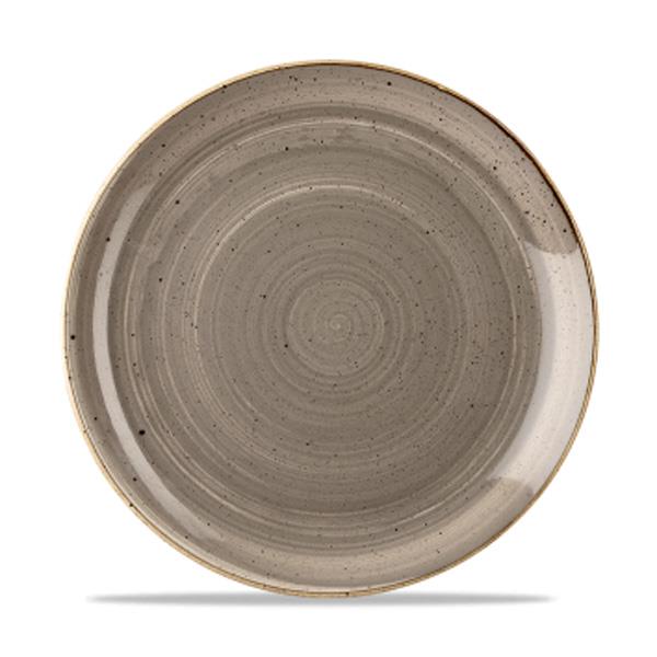 Churchill Stonecast Grey Coupe Plate 26cm