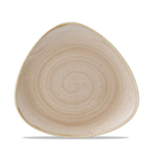Churchill Stonecast Nutmeg C. Triangle Plate 19cm