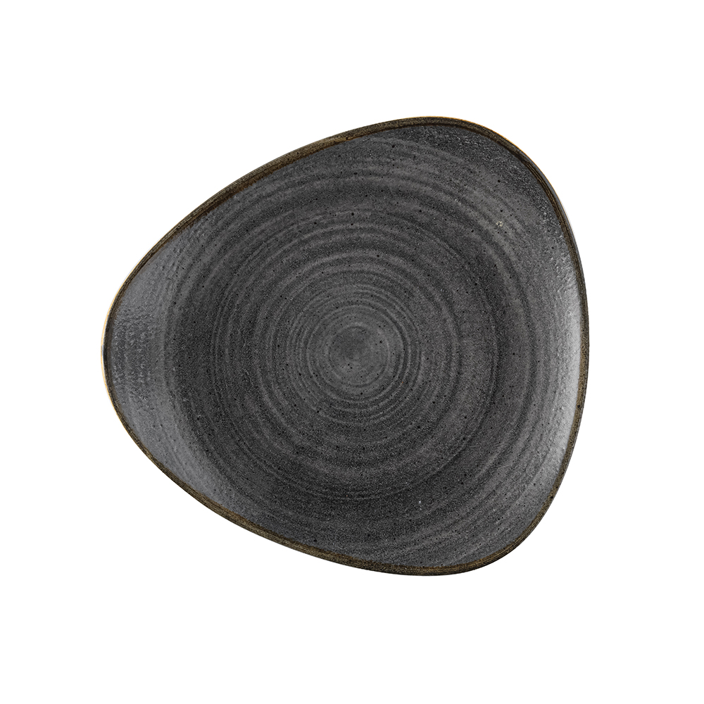 Churchill Stonecast Black Coupe Plate 28,8cm
