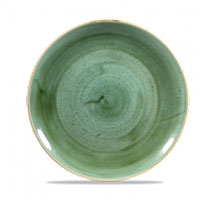 Churchill Stonecast Green Coupe Plate 26cm