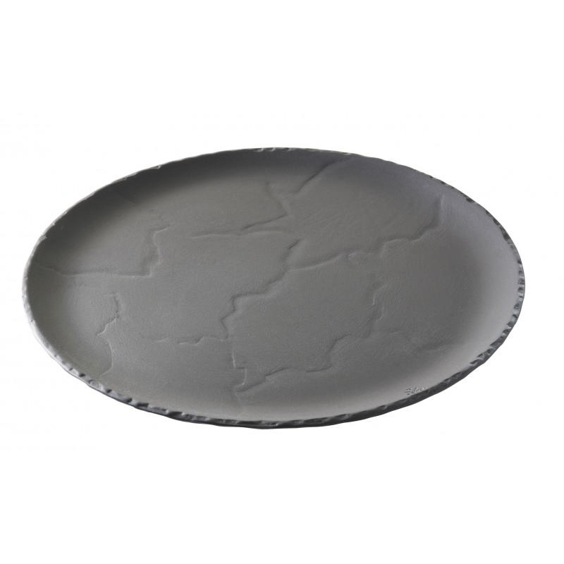 Rund tallerken Basalt grå Ø32 cm