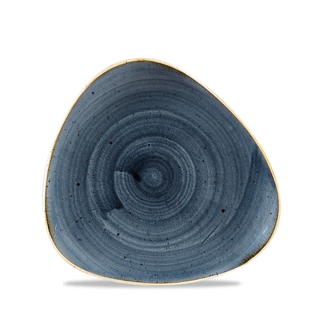 Churchill Stonecast Blueberry Triangle Plate 19cm