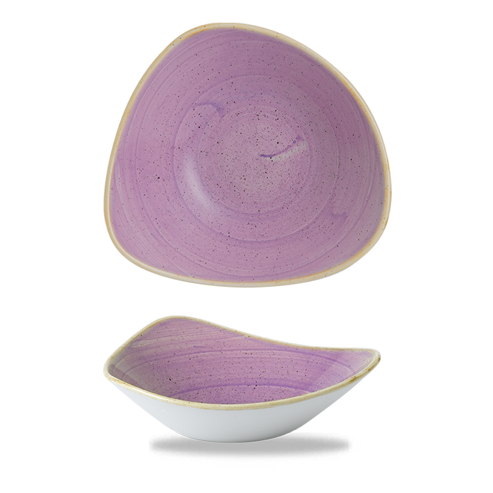 Churchill Stonecast Lavender Triangle Bowl 23,5cm
