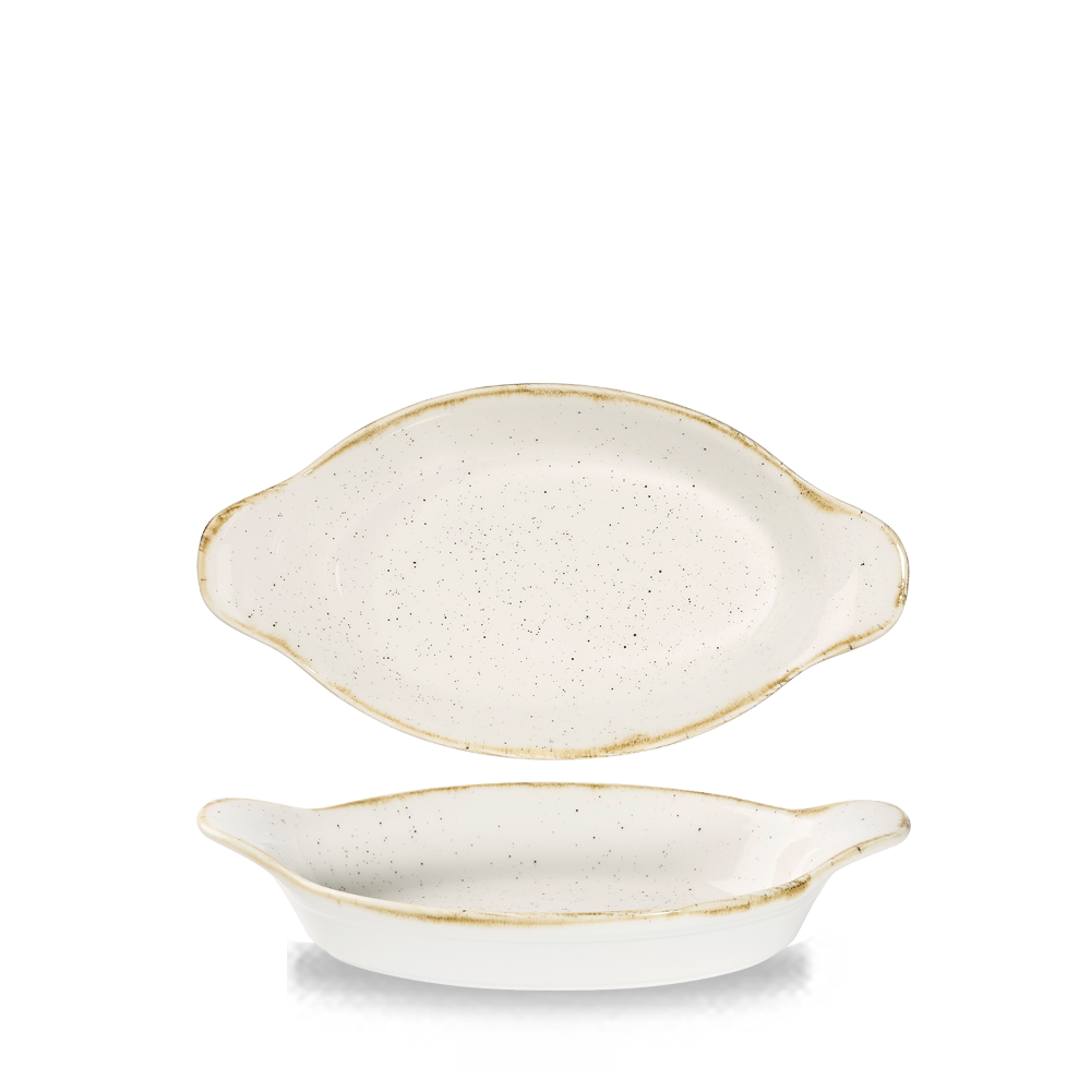 Stonecast Eggepanne Kornhvit 23,2x12,5cm 380ml