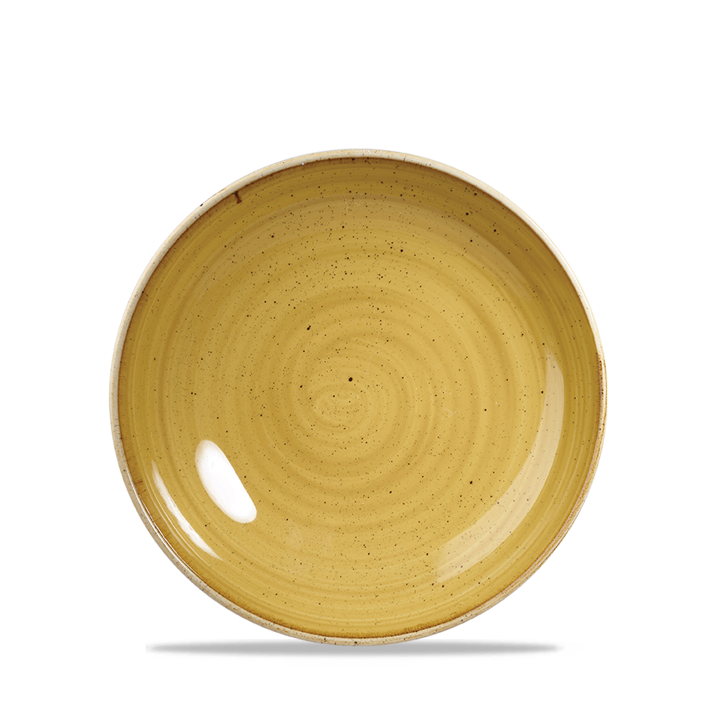 Churchill Stonecast Mustard Couep Plate 16,5cm