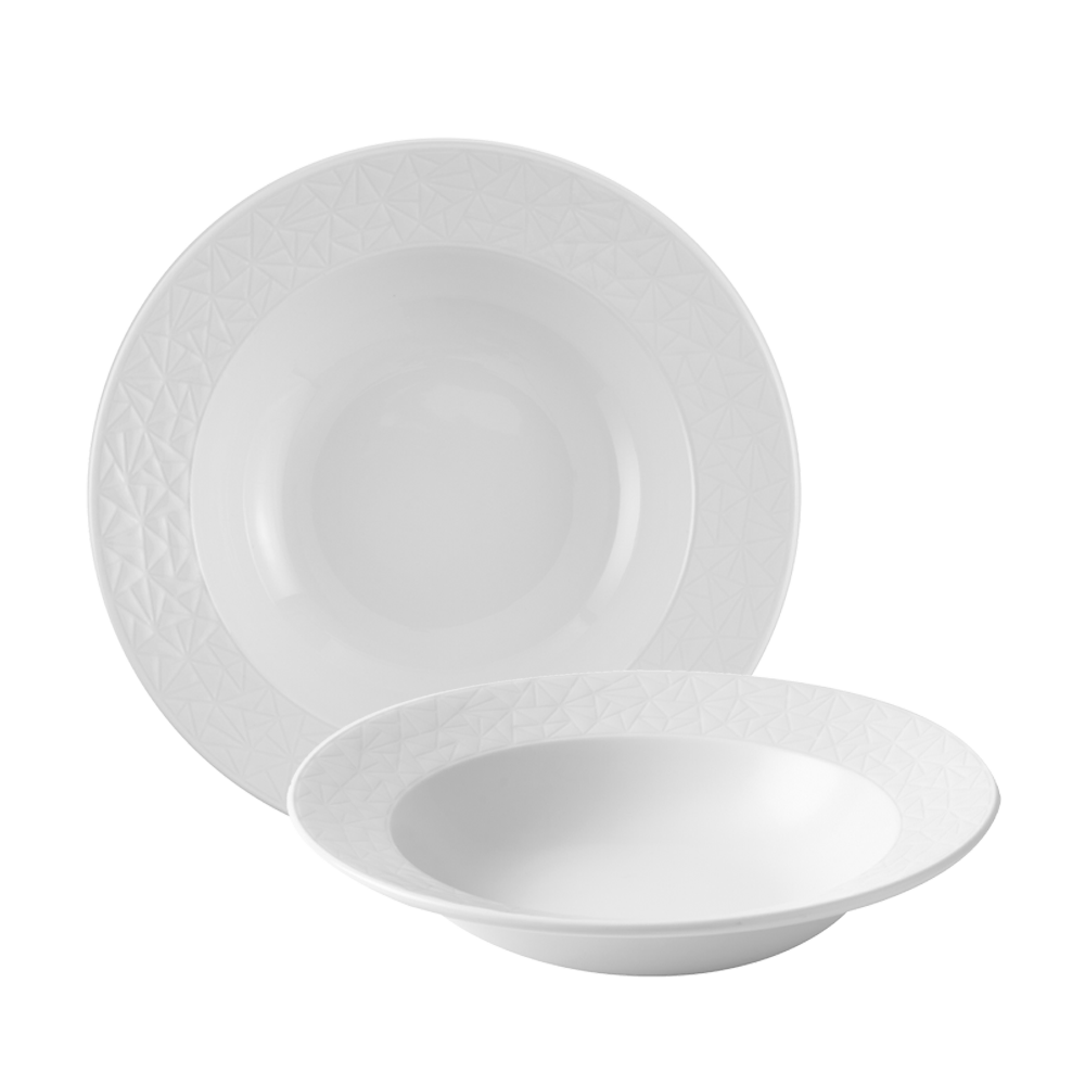 Churchill Abstract Rimmed Soup Bowl 26,5cm