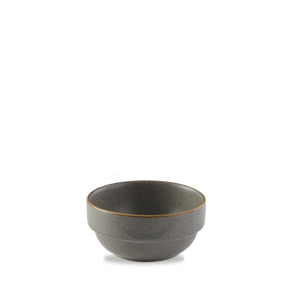 Churchill Stonecast Grey Stacking Bowl 360ml