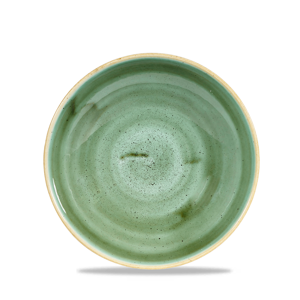 Churchill Stonecast Green Coupe Bowl 18,2cm