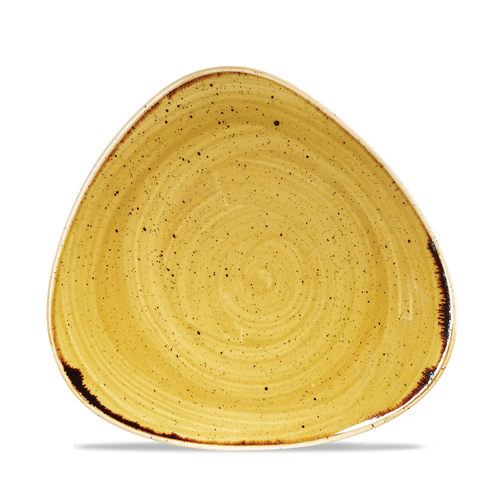 Churchill Stonecast Mustard Triangle 23cm