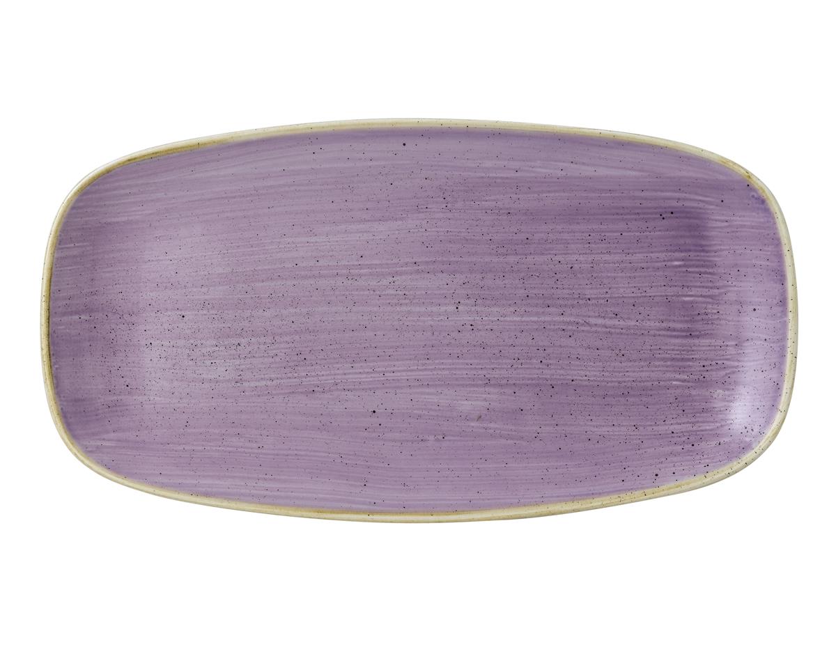 Churchill Stonecast Lavender Rect. Plate 35x19cm