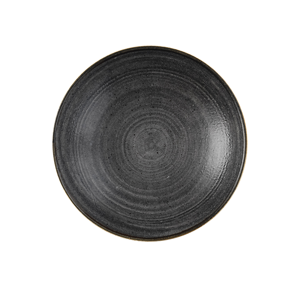 Churchill Stonecast Black Coupe Bowl 18,2cm