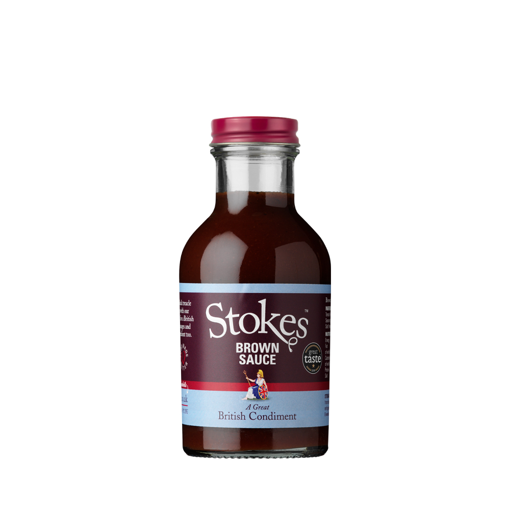 Real brown Sauce Stokes 320g