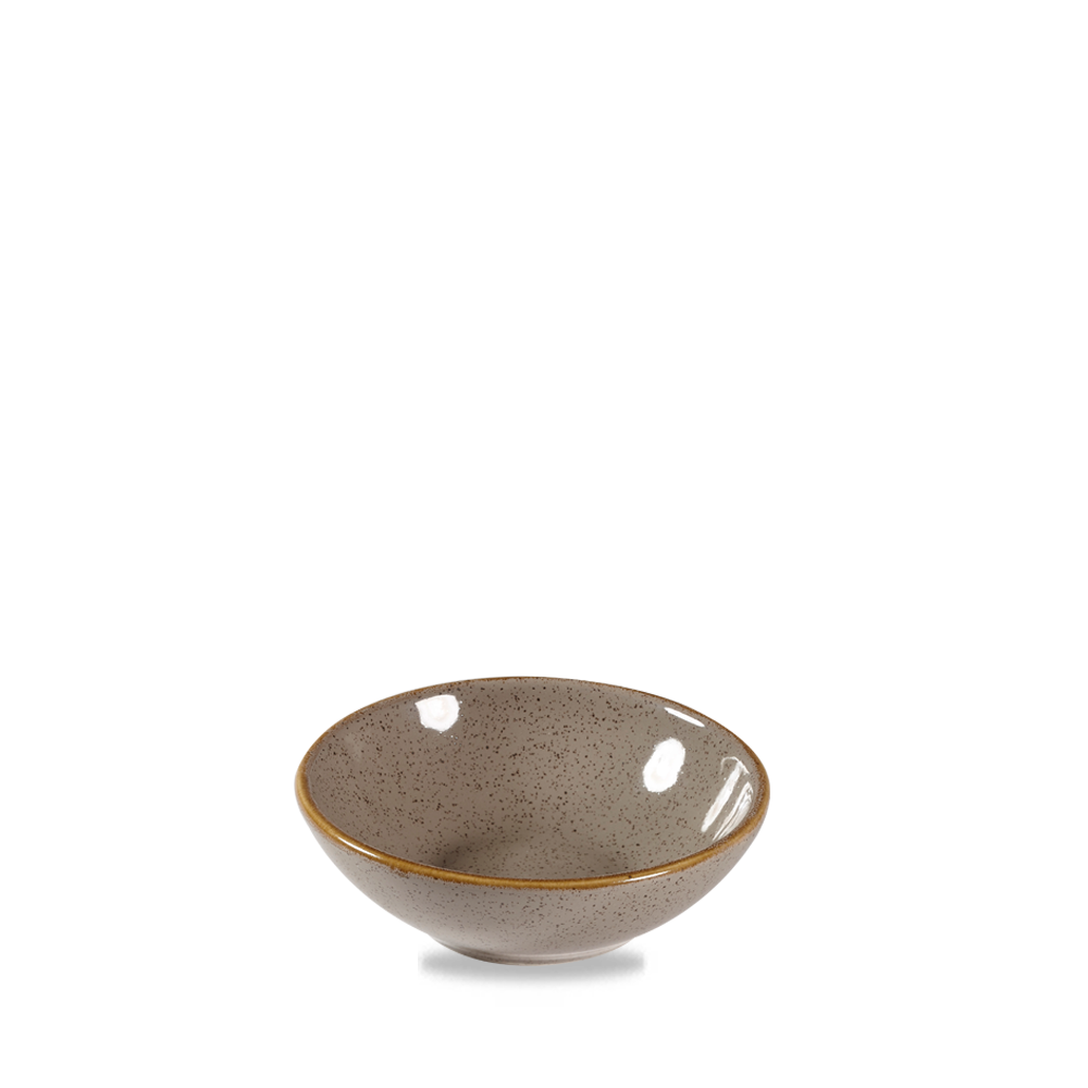 Churchill Stonecast Grey Shallow Bowl 13cm